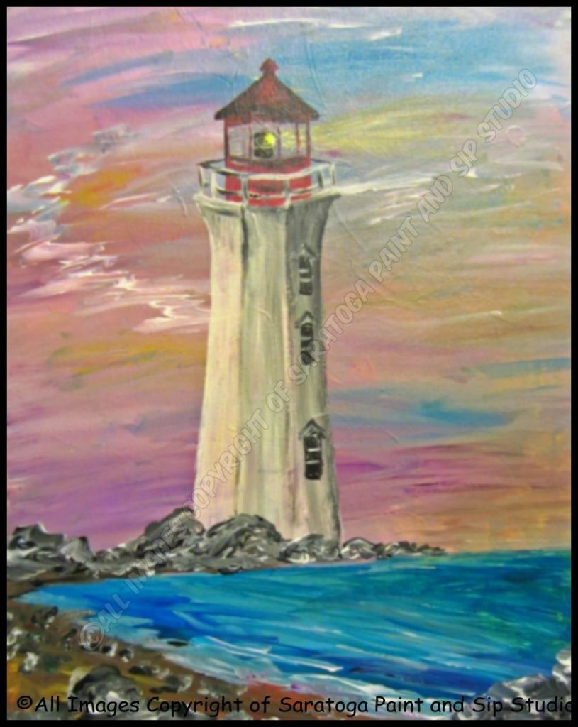 LIGHTHOUSE painting